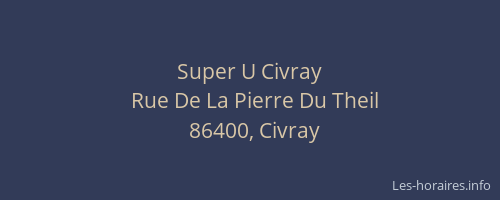 Super U Civray