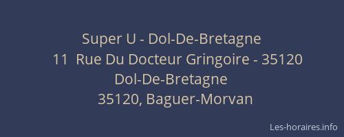 Super U - Dol-De-Bretagne