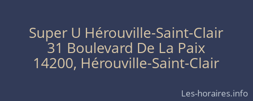 Super U Hérouville-Saint-Clair