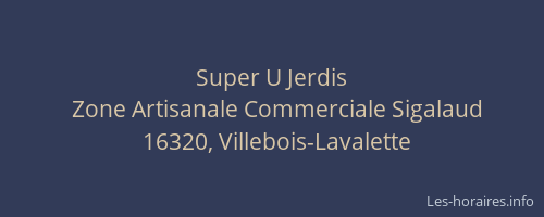 Super U Jerdis