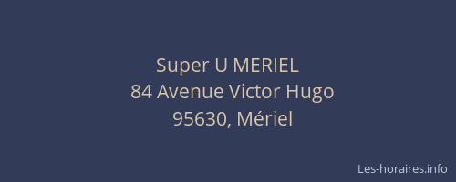 Super U MERIEL