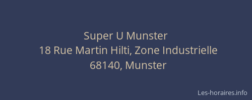 Super U Munster
