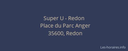 Super U - Redon
