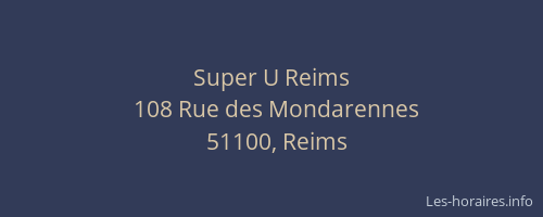 Super U Reims