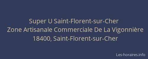 Super U Saint-Florent-sur-Cher