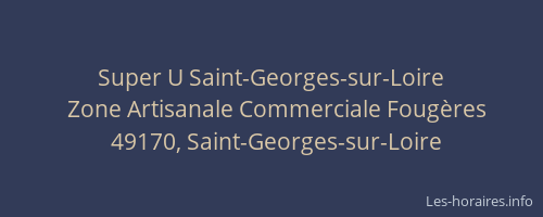 Super U Saint-Georges-sur-Loire