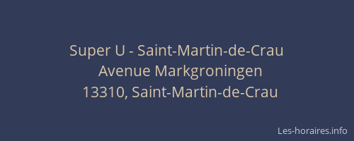 Super U - Saint-Martin-de-Crau