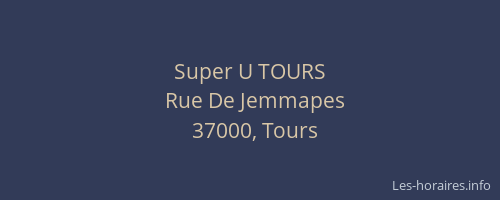 Super U TOURS