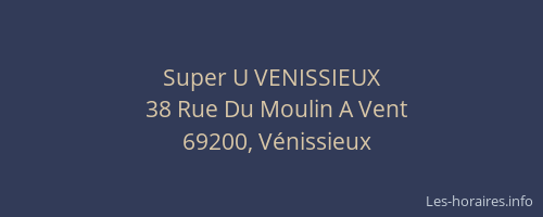Super U VENISSIEUX