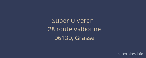 Super U Veran