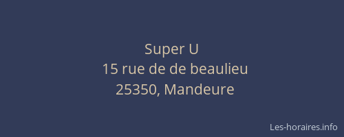 Super U