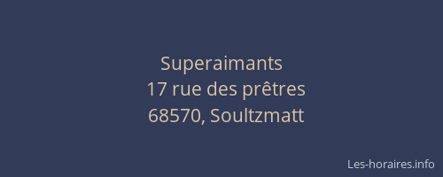 Superaimants