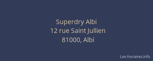 Superdry Albi