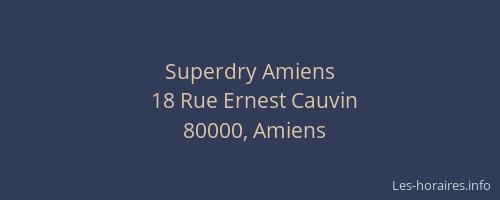 Superdry Amiens