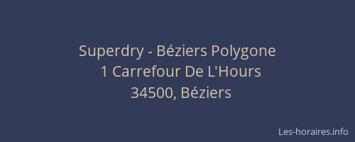 Superdry - Béziers Polygone