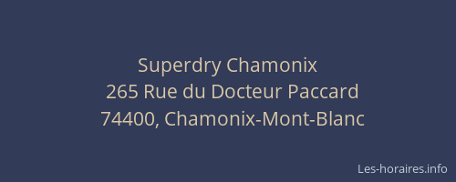 Superdry Chamonix