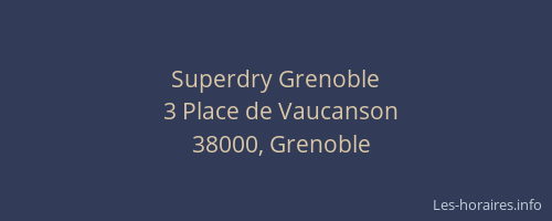 Superdry Grenoble