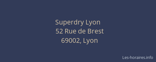 Superdry Lyon