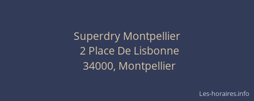 Superdry Montpellier