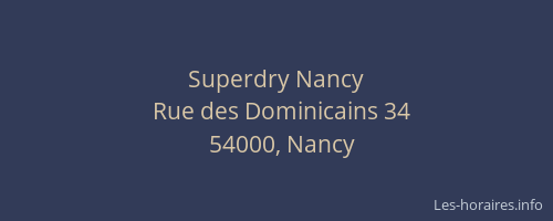 Superdry Nancy
