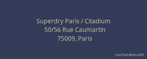 Superdry Paris / Citadium