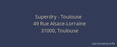 Superdry - Toulouse