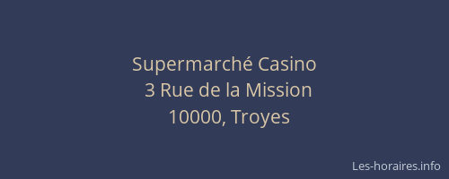 Supermarché Casino