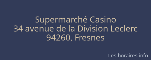 Supermarché Casino