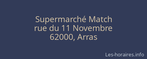 Supermarché Match