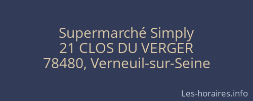 Supermarché Simply