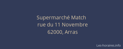Supermarch&eacute; Match