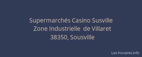 Supermarch&eacute;s Casino Susville