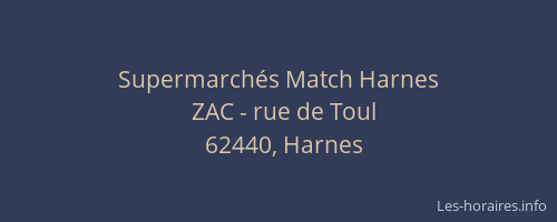 Supermarchés Match Harnes