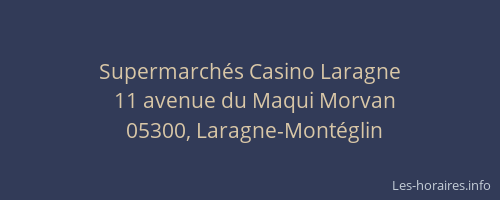 Supermarchés Casino Laragne