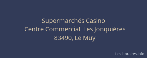 Supermarchés Casino