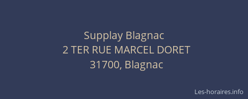 Supplay Blagnac