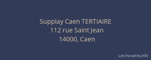Supplay Caen TERTIAIRE