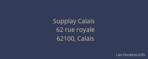 Supplay Calais