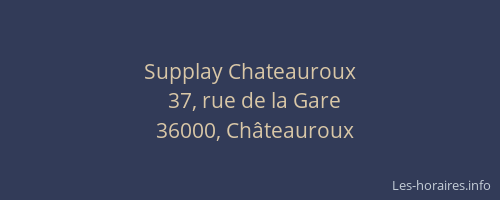 Supplay Chateauroux