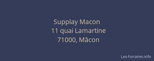 Supplay Macon