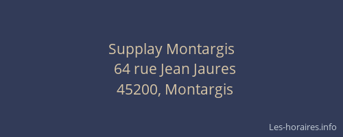 Supplay Montargis