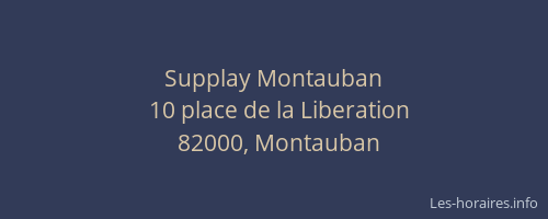 Supplay Montauban