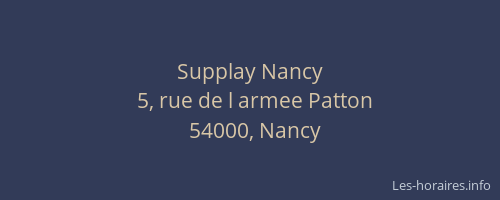 Supplay Nancy
