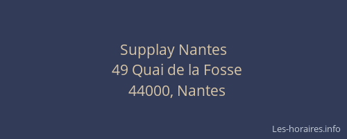 Supplay Nantes