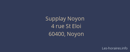 Supplay Noyon