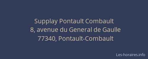 Supplay Pontault Combault