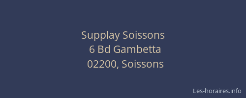 Supplay Soissons