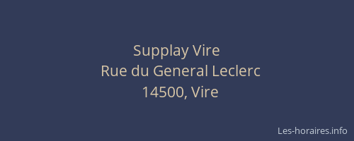 Supplay Vire