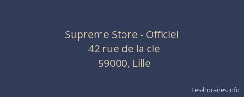 Supreme Store - Officiel
