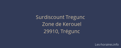 Surdiscount Tregunc